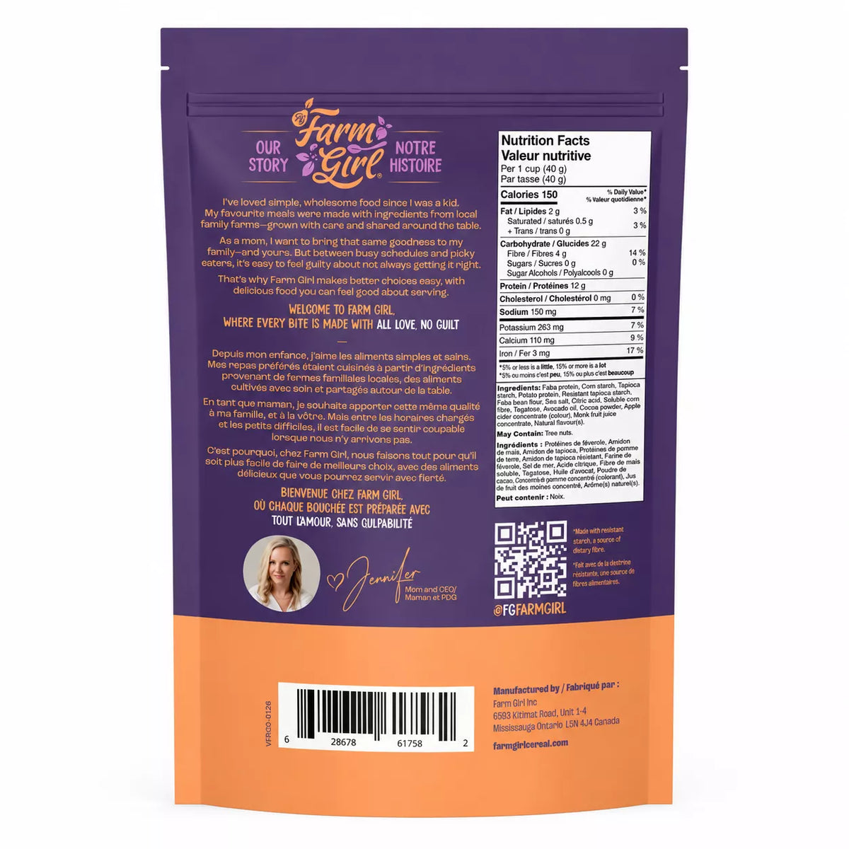 Farm Girl Honey Nut Os Artistian Keto Cereal - 280 g / 9,88 oz