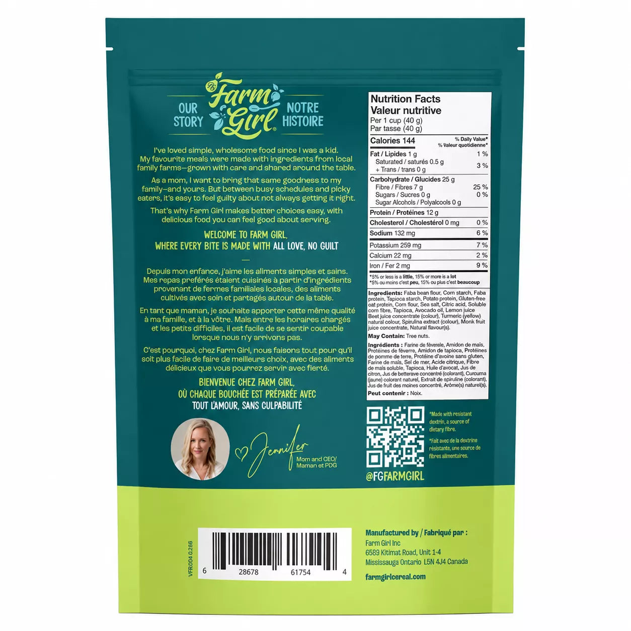 Farm Girl Honey Nut Os Artistian Keto Cereal - 280 g / 9,88 oz