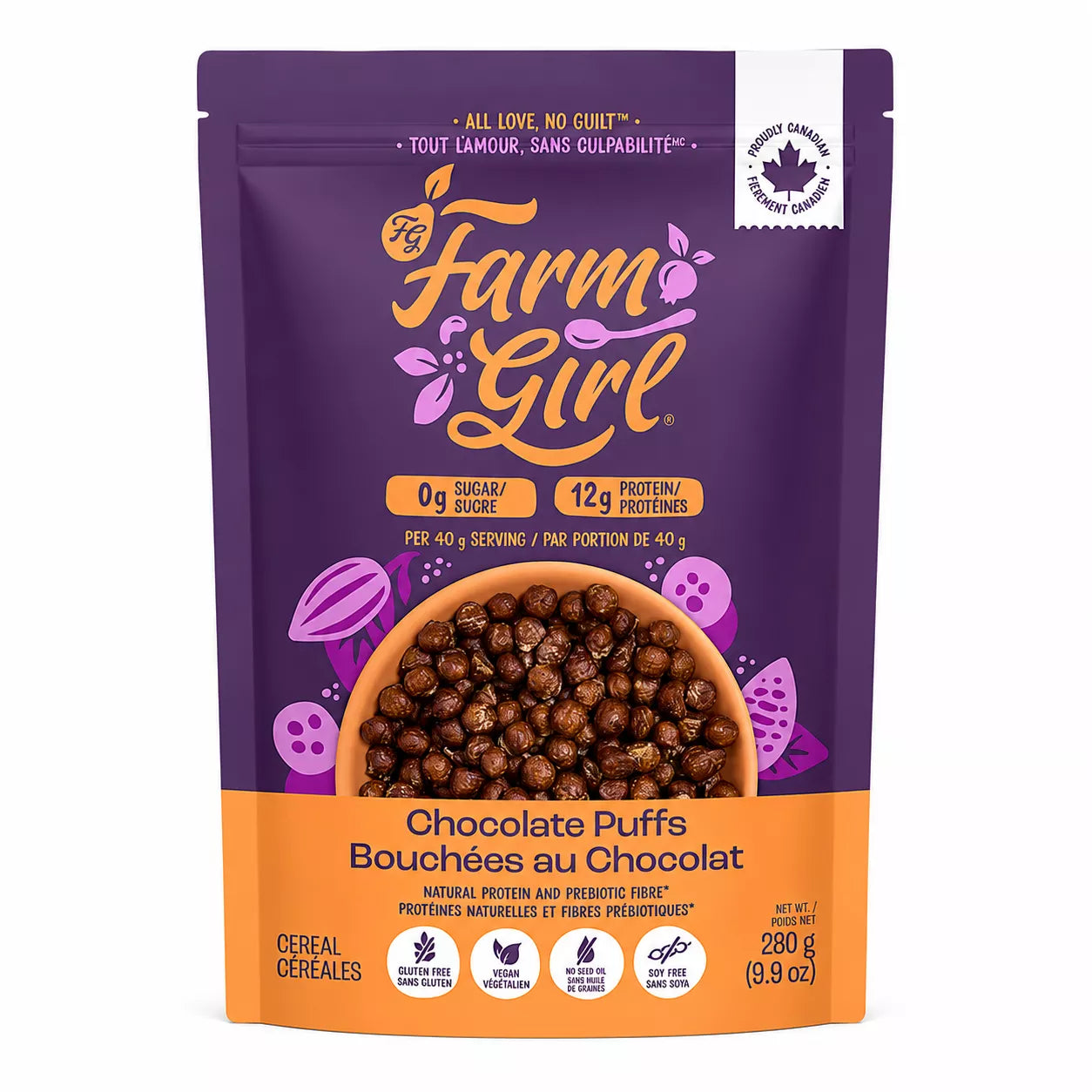 Farm Girl Honey Nut Os Artistian Keto Cereal - 280 g / 9,88 oz