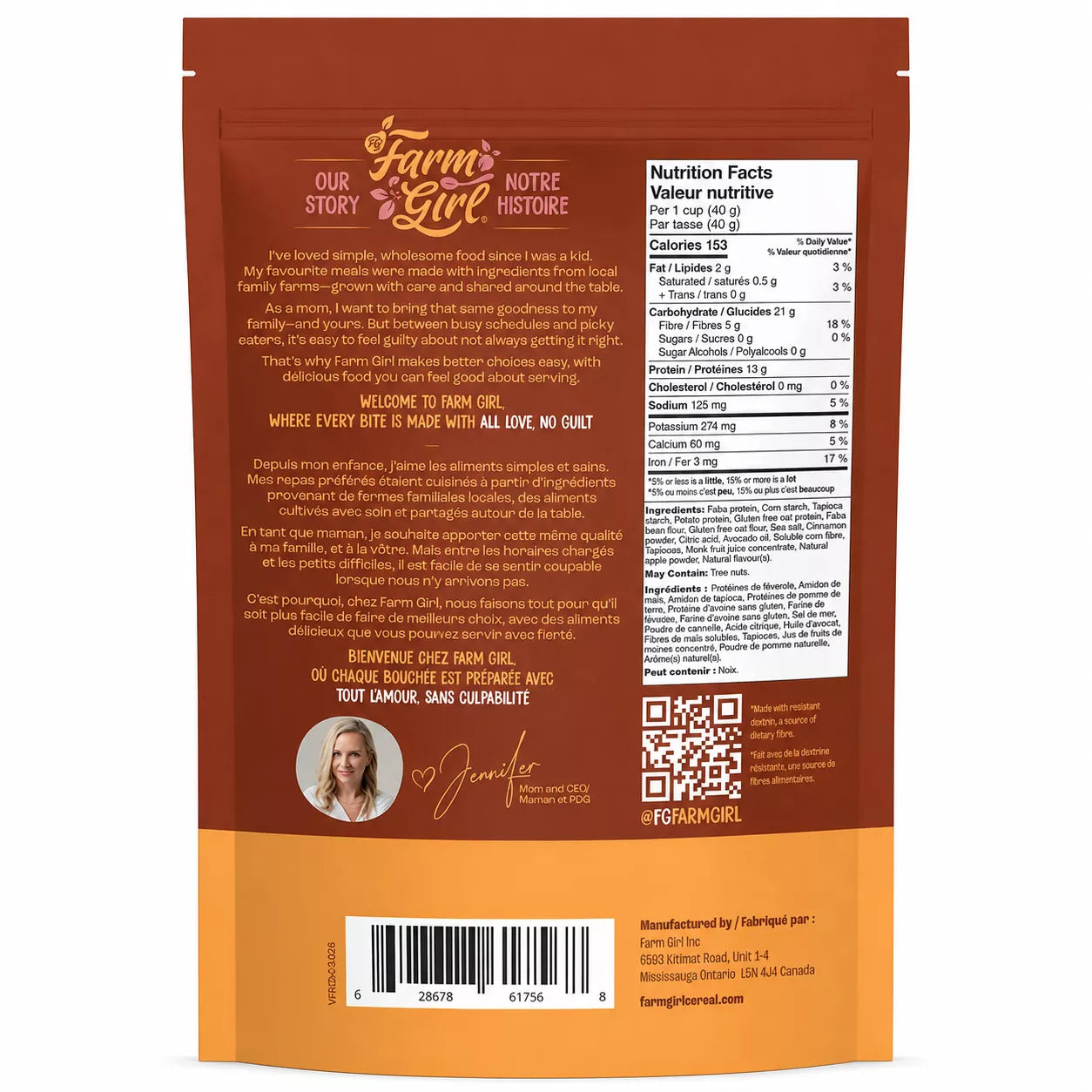 Farm Girl Honey Nut Os Artistian Keto Cereal - 280 g / 9,88 oz