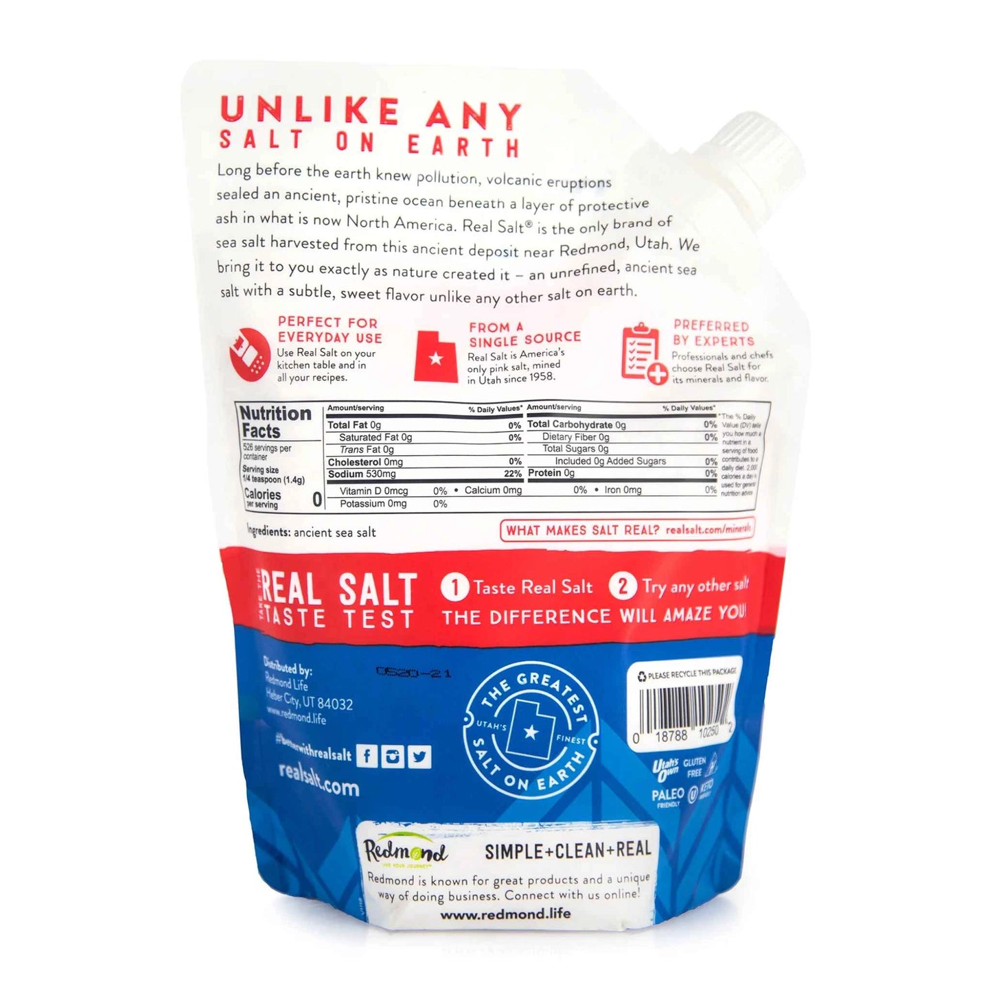 Redmond Real Salt Fine 26 Oz Pouch