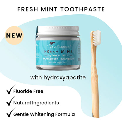 Nelson Naturals Fresh Mint with hydroxyapatite - 93 g / 3.3 oz