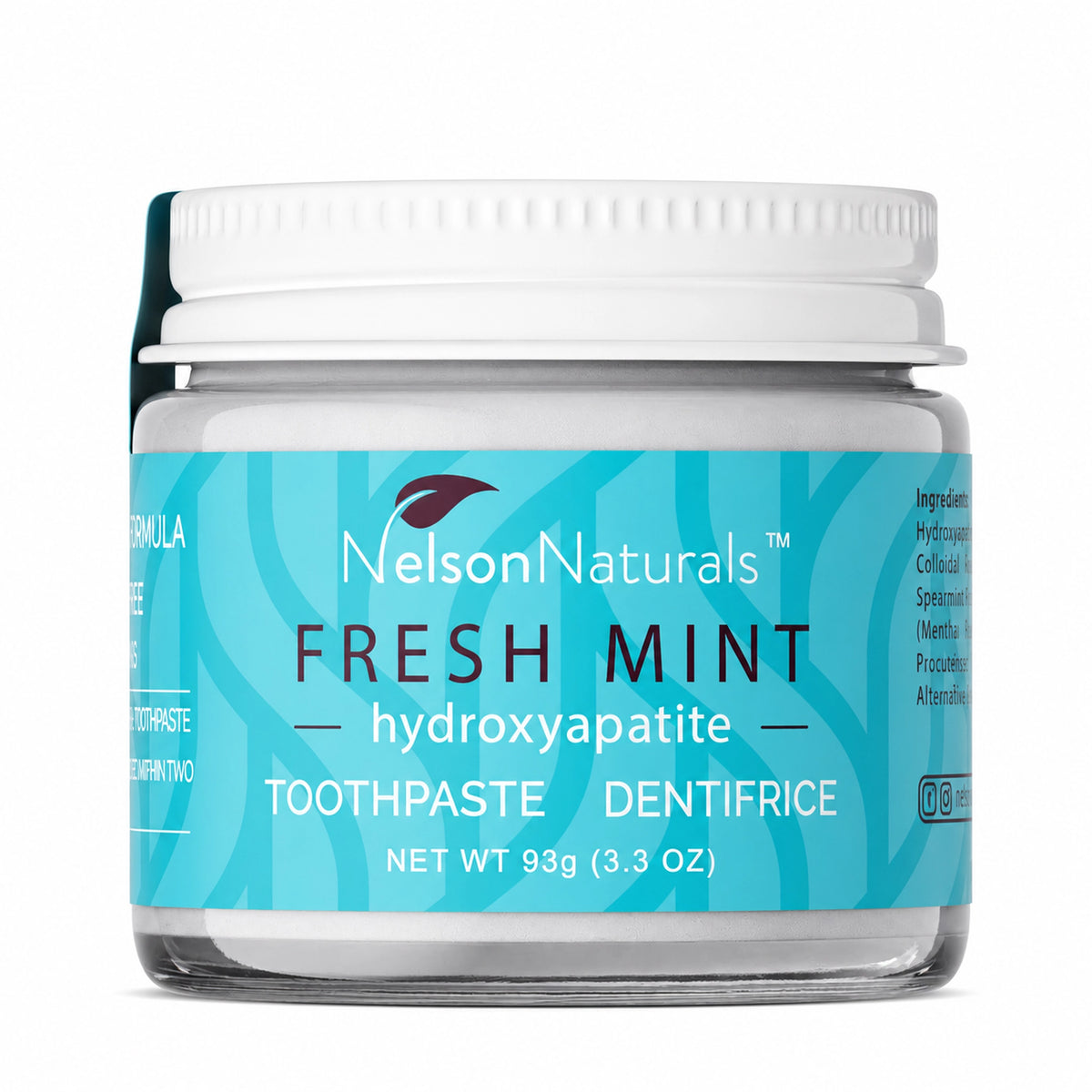 Nelson Naturals Fresh Mint with hydroxyapatite - 93 g / 3.3 oz